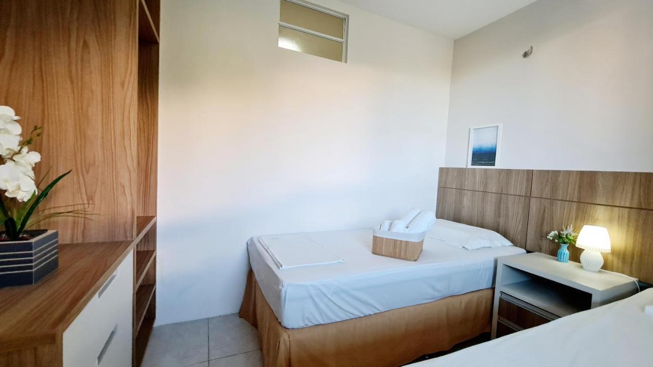 Paraiso Das Dunas - Apartamento A Beira Mar Com Jacuzzi - Proximo Ao Beach Park アキラス エクステリア 写真