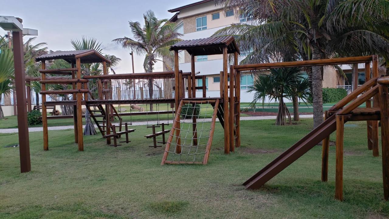 Paraiso Das Dunas - Apartamento A Beira Mar Com Jacuzzi - Proximo Ao Beach Park アキラス エクステリア 写真