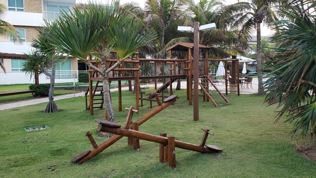 Paraiso Das Dunas - Apartamento A Beira Mar Com Jacuzzi - Proximo Ao Beach Park アキラス エクステリア 写真