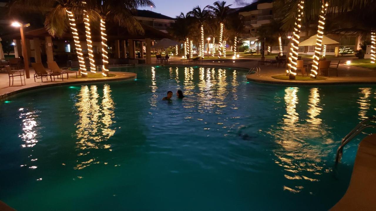 Paraiso Das Dunas - Apartamento A Beira Mar Com Jacuzzi - Proximo Ao Beach Park アキラス エクステリア 写真